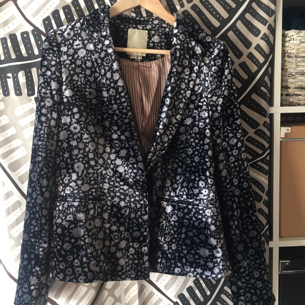 Anthropologie Velvet blazer